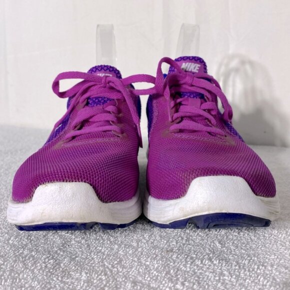 Nike Revolution 3 Purple Blue Lace Up Trainers Sneakers Runners 8 - Picture 9 of 12